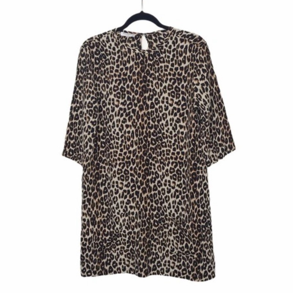 Equipment Aubrey 100% Silk Leopard Dress